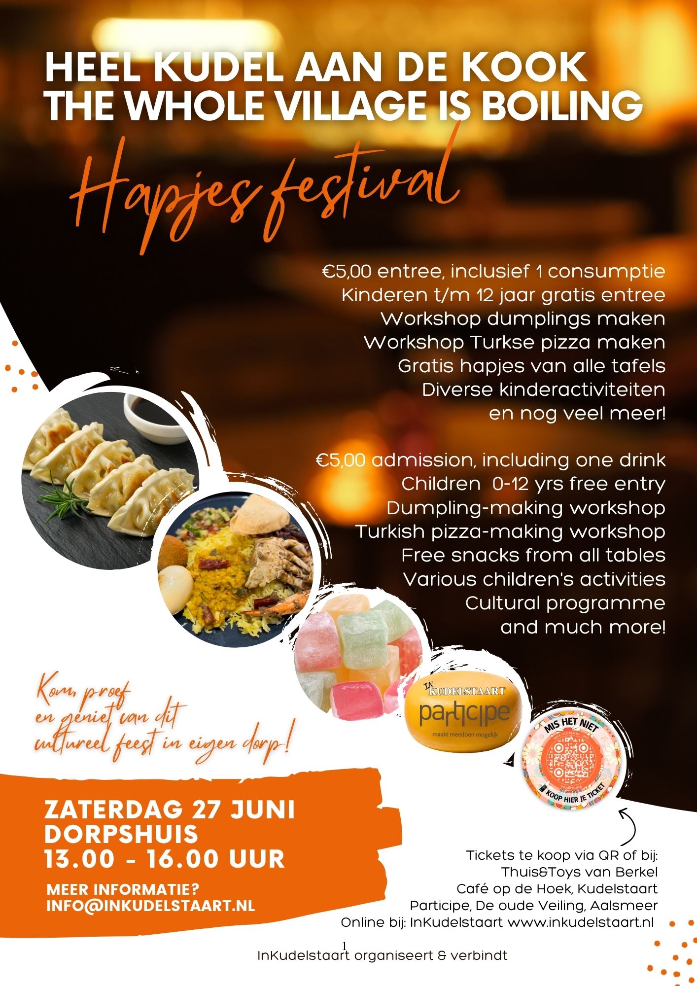 Hapjesfestival Flyer